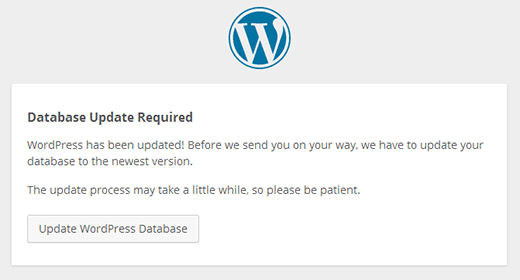 database-update-wordpress