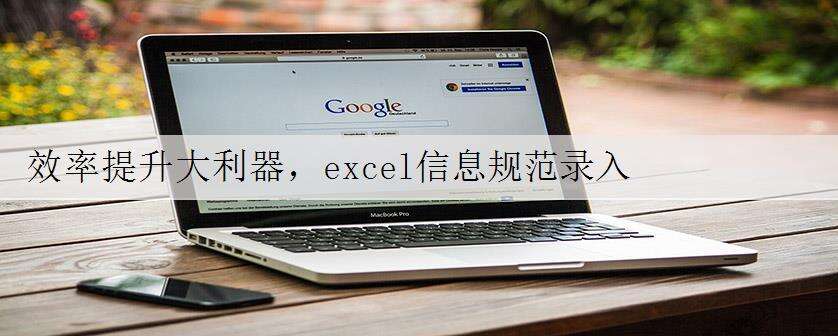 效率提升大利器,excel信息规范录入