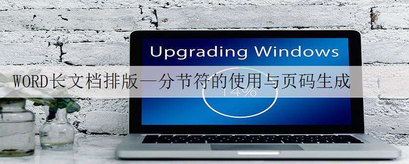 WORD长文档排版—分节符的使用与页码生成