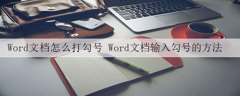 Word文档怎么打勾号 Word文档输入勾号的方法