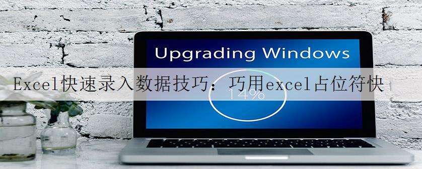 Excel快速录入数据技巧:巧用excel占位符快速输入部分相同的数据