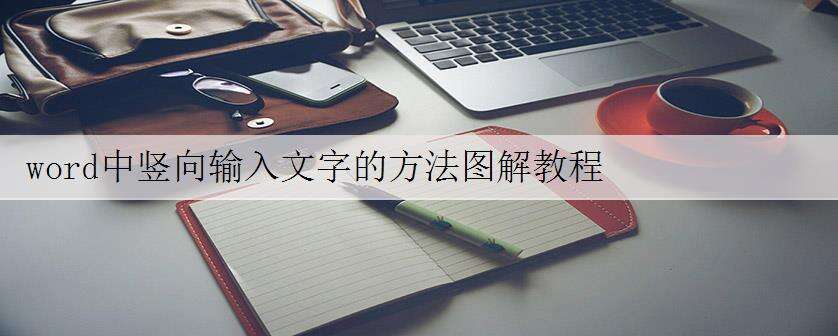 word中竖向输入文字的方法图解教程